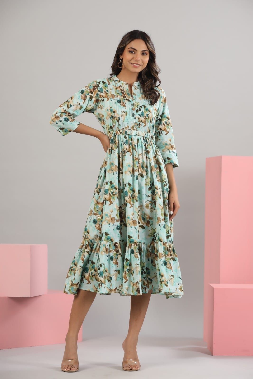 Flower Bouquet 2303 Size Set Party Wear Kurtis Catalog